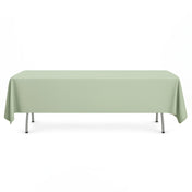 Scuba Polyester Rectangular Tablecloth 60"x102" - Sage Green - By TCF Linen - thumbnail number 1