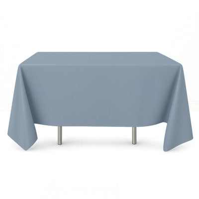 70x70 dusty blue scuba polyester table cover - thumbnail number 1