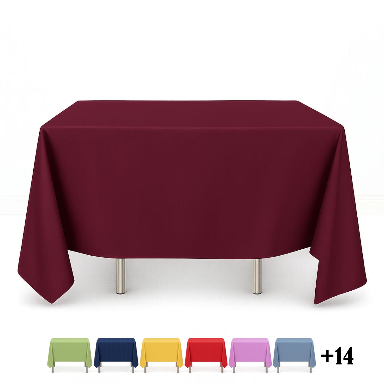 Scuba Polyester Square Tablecloth 70"x70" - By TCF Linen