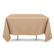 Nude 70x70 scuba polyester square table cover  - thumbnail number 1
