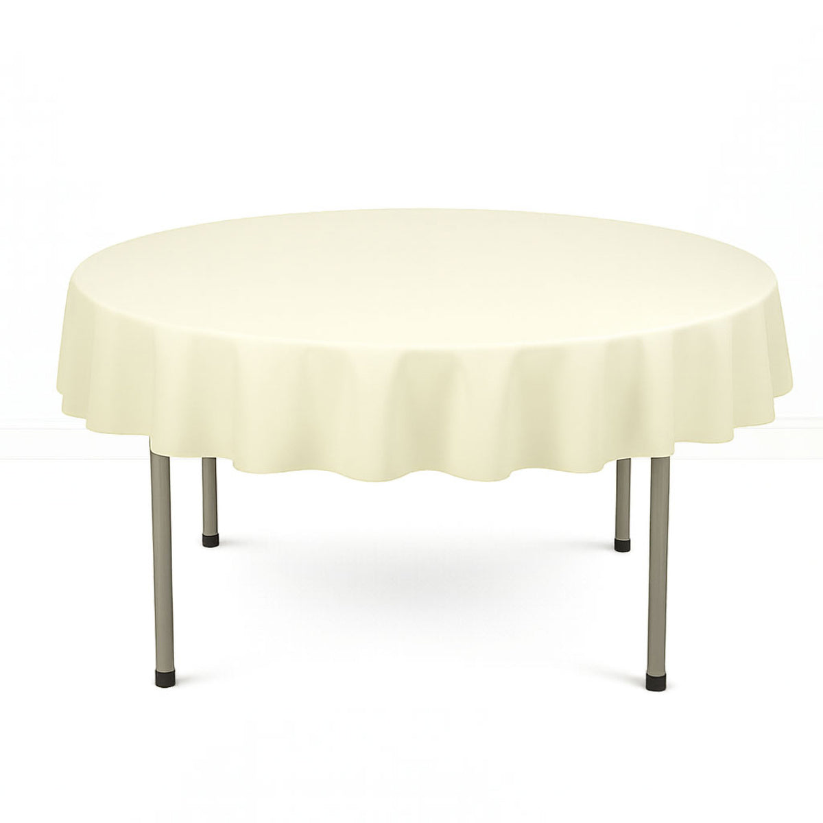 Scuba Polyester Round Tablecloth 70"- By TCF Linen