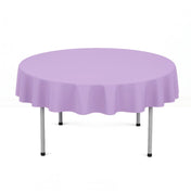 Scuba Polyester Round Tablecloth 70" - Lavender - By TCF Linen - thumbnail number 1