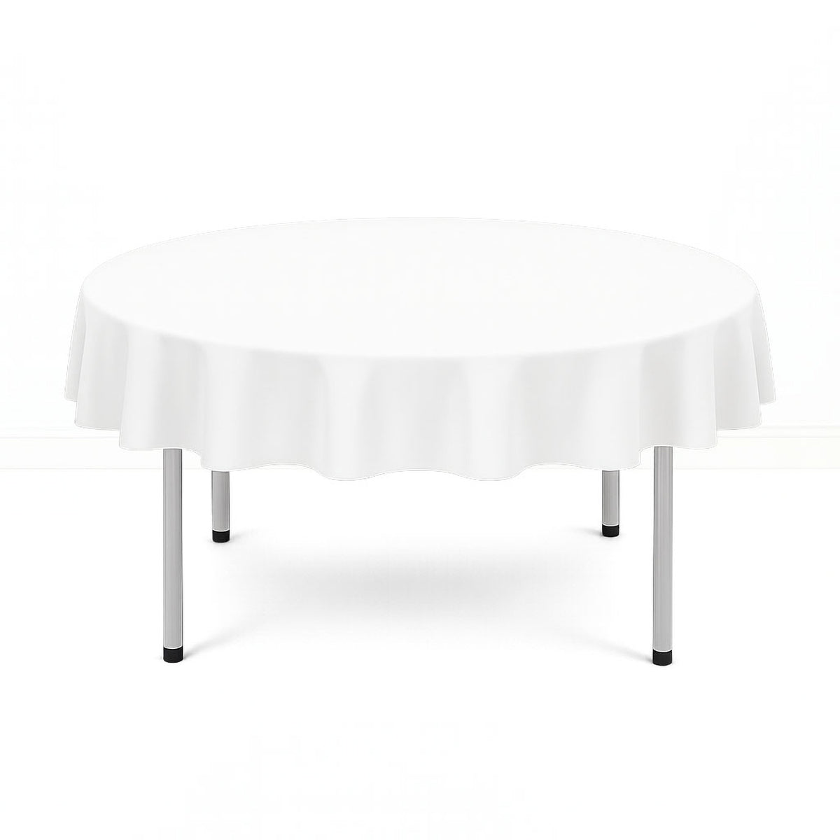 Scuba Polyester Round Tablecloth 70"- By TCF Linen