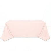 Scuba Polyester Rectangular Tablecloth 90"x132" - Blush - By TCF Linen - thumbnail number 1
