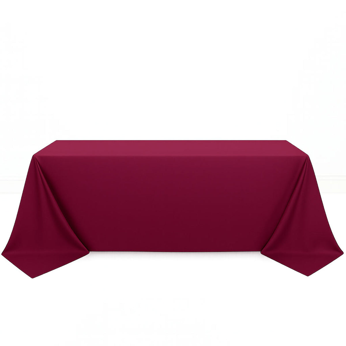 Scuba Polyester Rectangular Tablecloth 90"x132" - By TCF Linen
