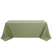 Scuba Polyester Rectangular Tablecloth 90"x132" - Dusty Sage - By TCF Linen - thumbnail number 1