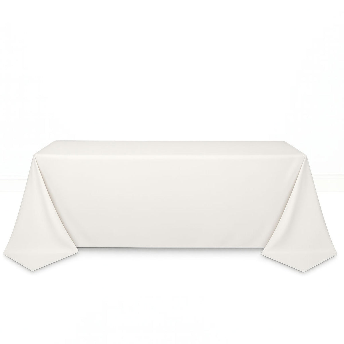 Scuba Polyester Rectangular Tablecloth 90"x132" - By TCF Linen