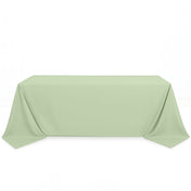 Scuba Polyester Rectangular Tablecloth 90"x132" - Sage Green - By TCF Linen - thumbnail number 1