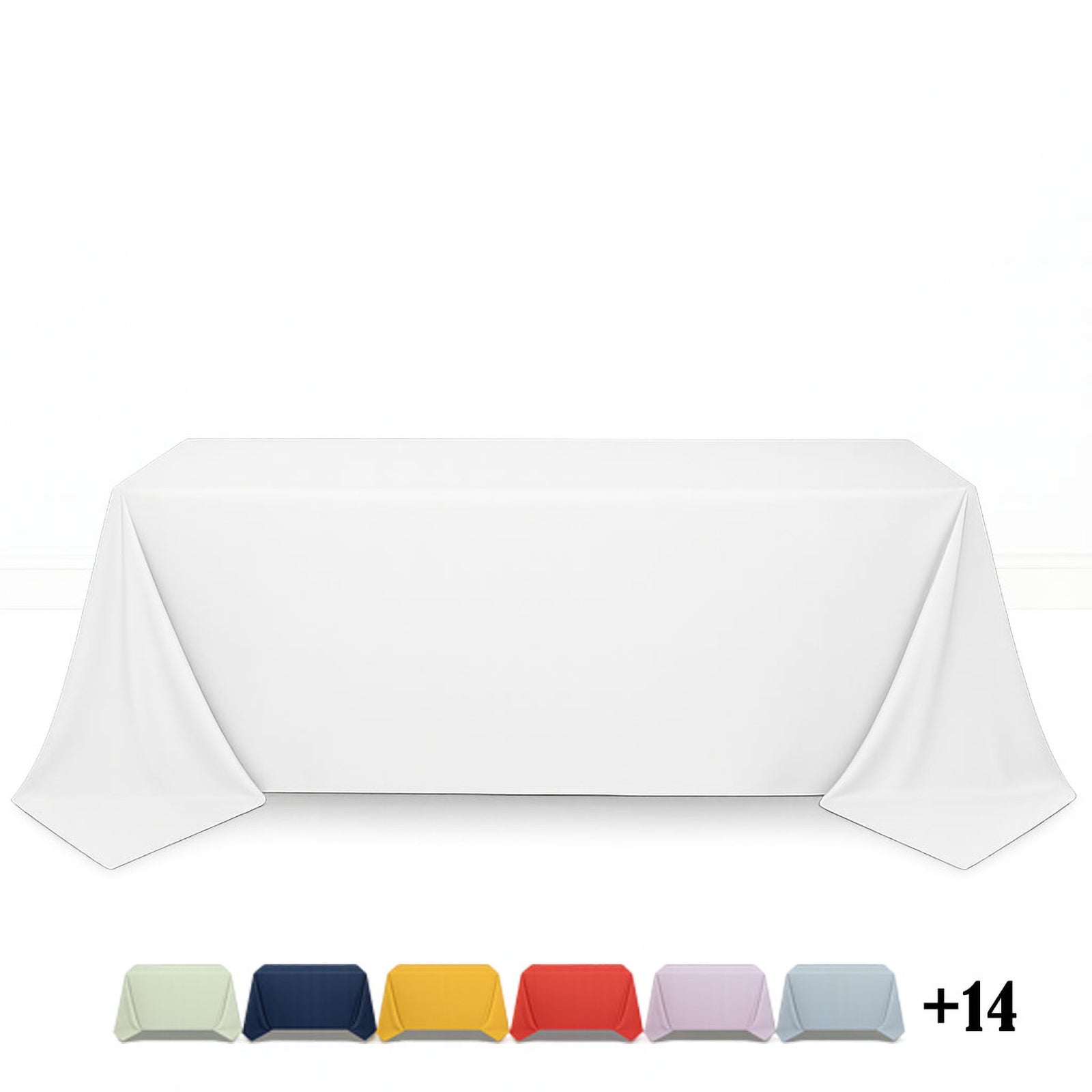 Scuba Polyester Rectangular Tablecloth 90"x132" - By TCF Linens