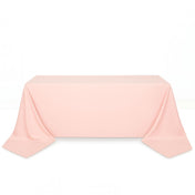 Scuba Polyester Rectangular Tablecloth 90"x156" - Blush - By TCF Linen - thumbnail number 1
