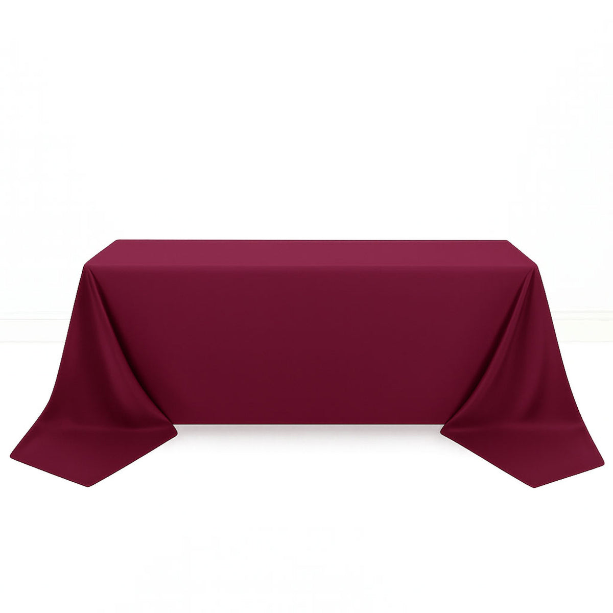 Scuba Polyester Rectangular Tablecloth 90"x156" - By TCF Linen