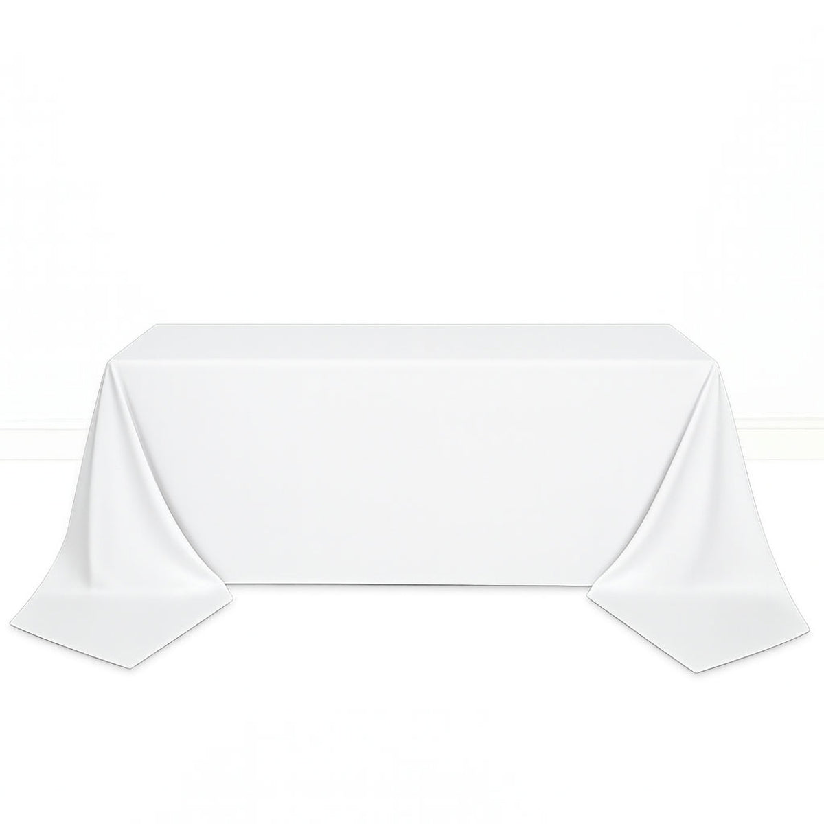 Scuba Polyester Rectangular Tablecloth 90"x156" - By TCF Linen