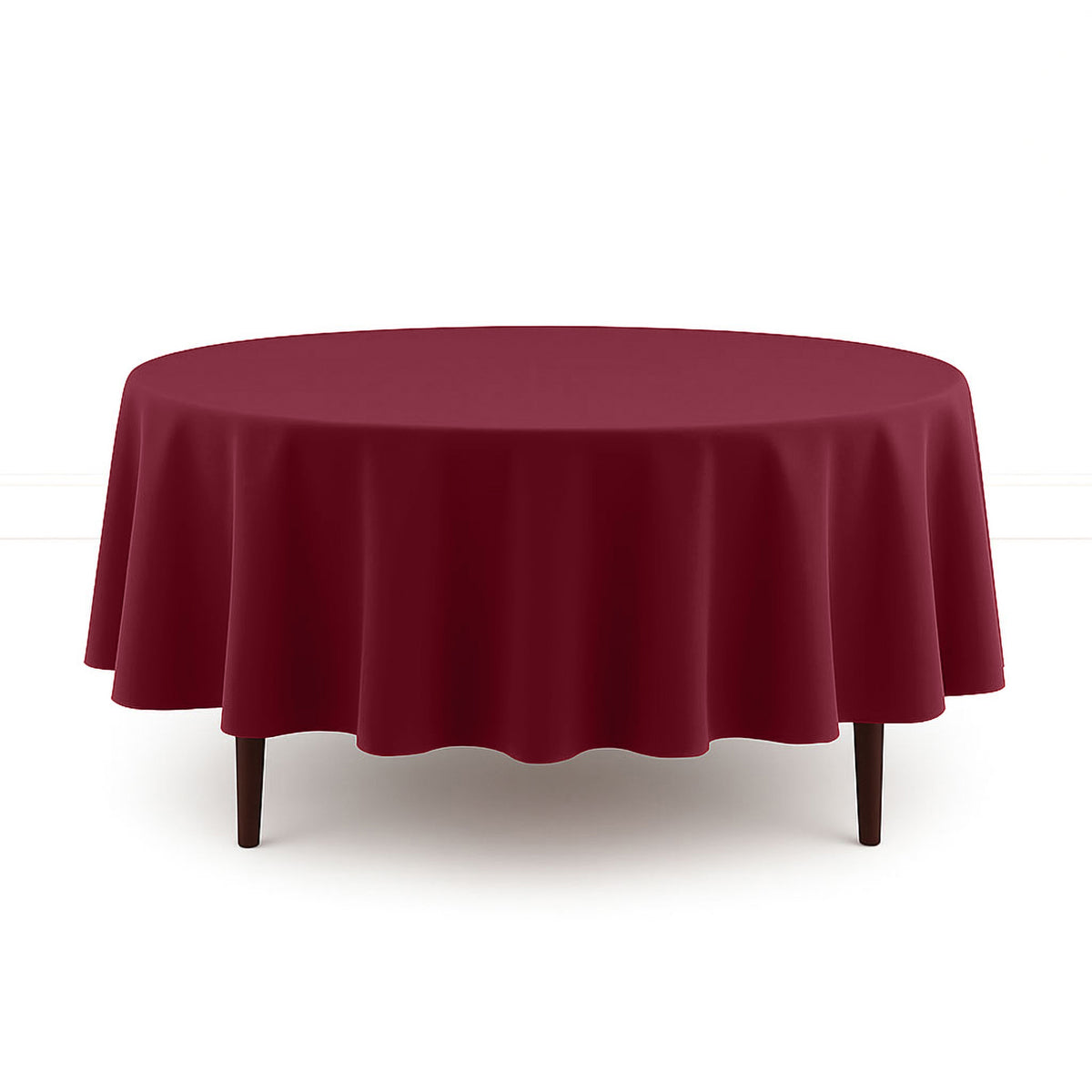 Scuba Polyester Round Tablecloth 90" - By TCF Linen