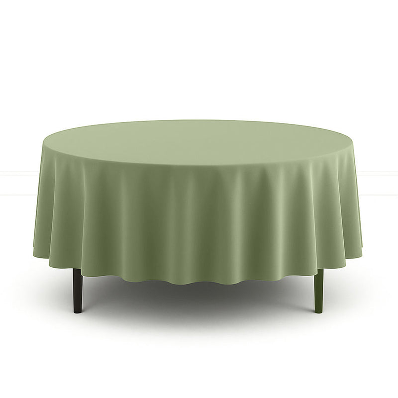Scuba Polyester Round Tablecloth 90" - By TCF Linen - thumbnail number 7