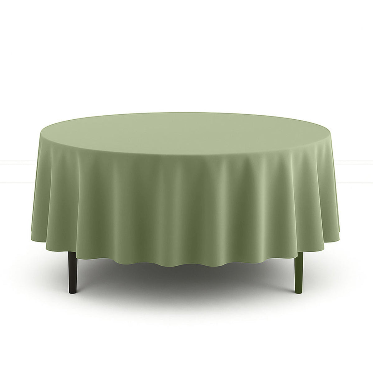 Scuba Polyester Round Tablecloth 90" - By TCF Linen