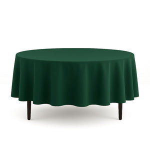 Scuba Polyester Round Tablecloth 90" - By TCF Linen