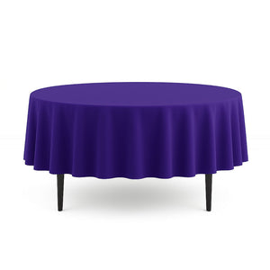 Scuba Polyester Round Tablecloth 90" - By TCF Linen