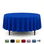 Scuba Polyester Round Tablecloth 90" - By TCF Linen - thumbnail number 1