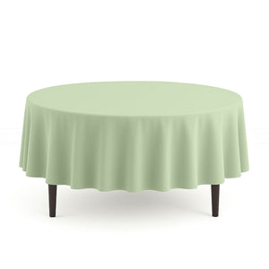 Scuba Polyester Round Tablecloth 90" - By TCF Linen