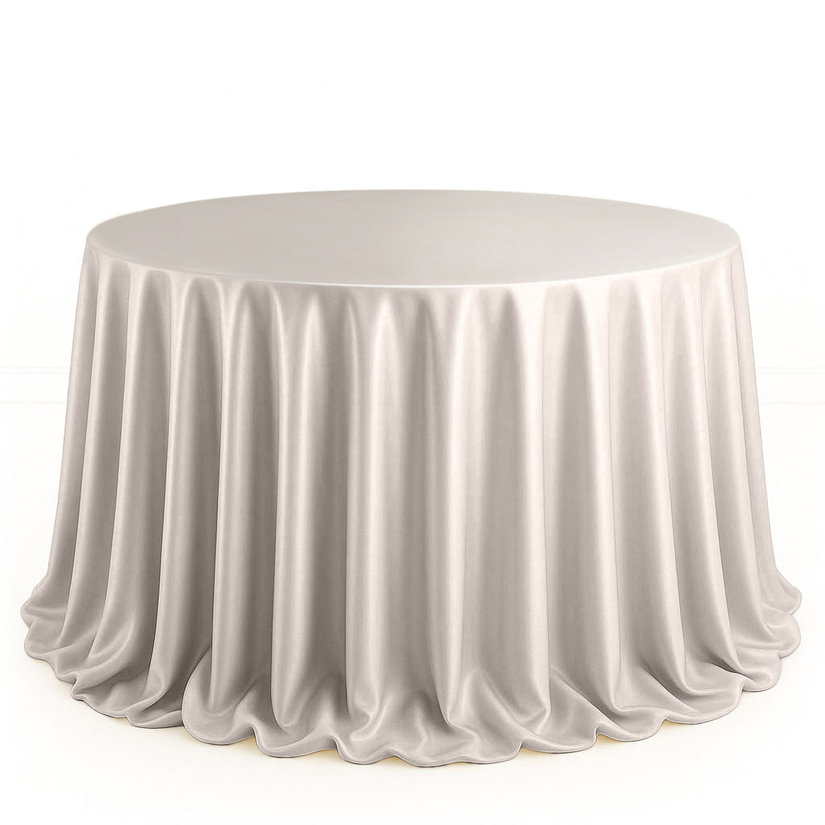 Scuba Polyester Round Tablecloth 132" - By TCF Linen