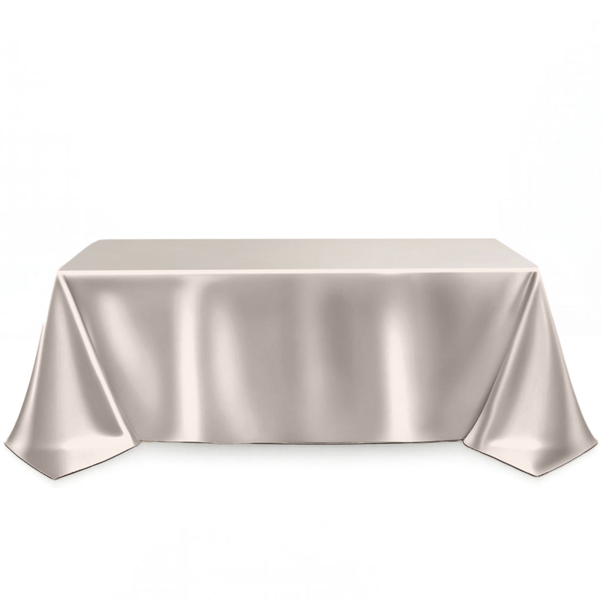 Scuba Polyester Rectangular Tablecloth 90"x132" - By TCF Linen