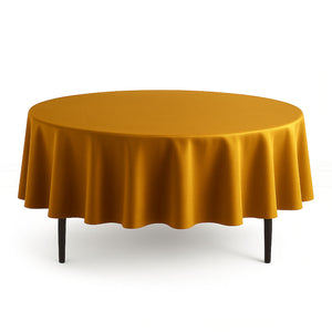 Scuba Polyester Round Tablecloth 90" - By TCF Linen