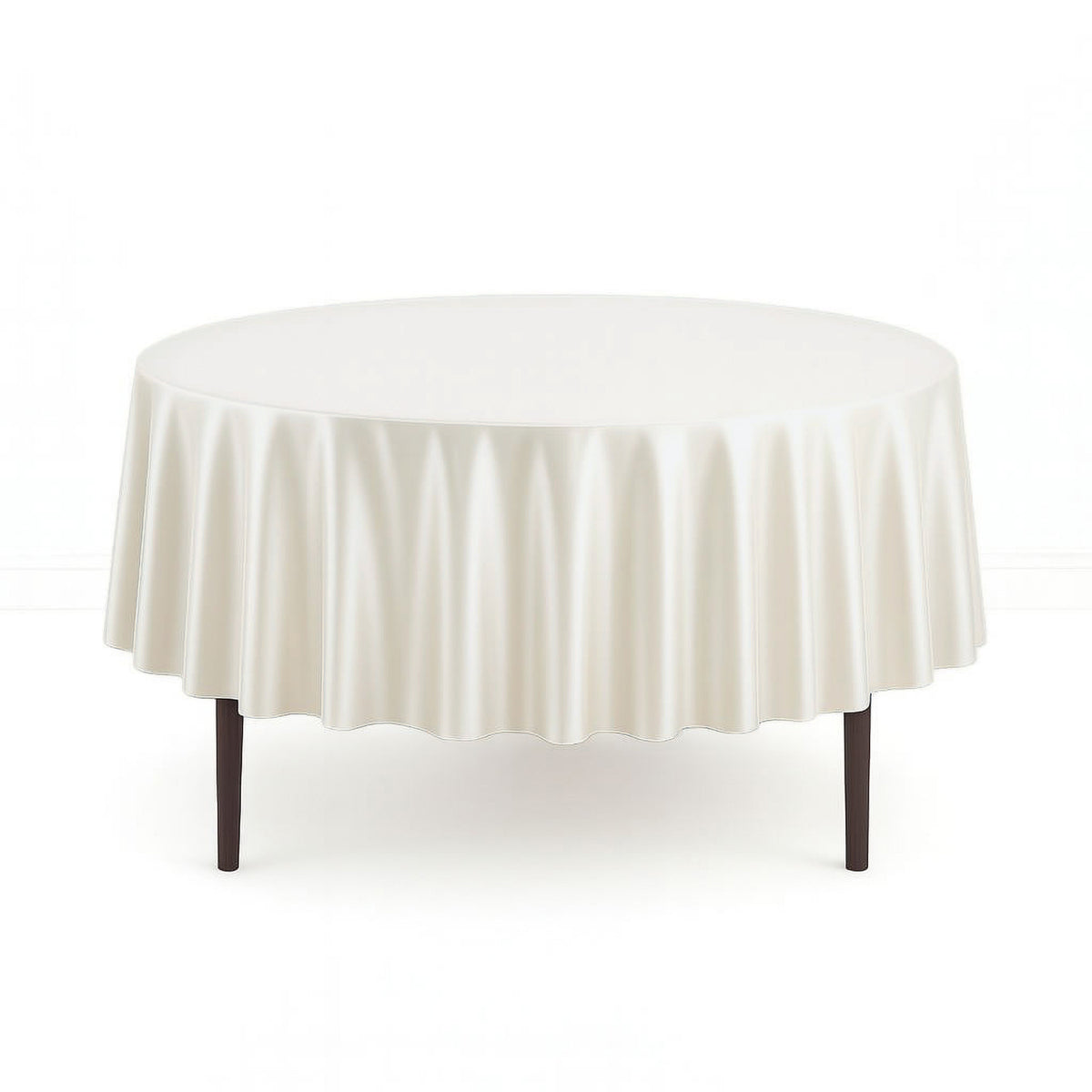 Scuba Polyester Round Tablecloth 90" - By TCF Linen