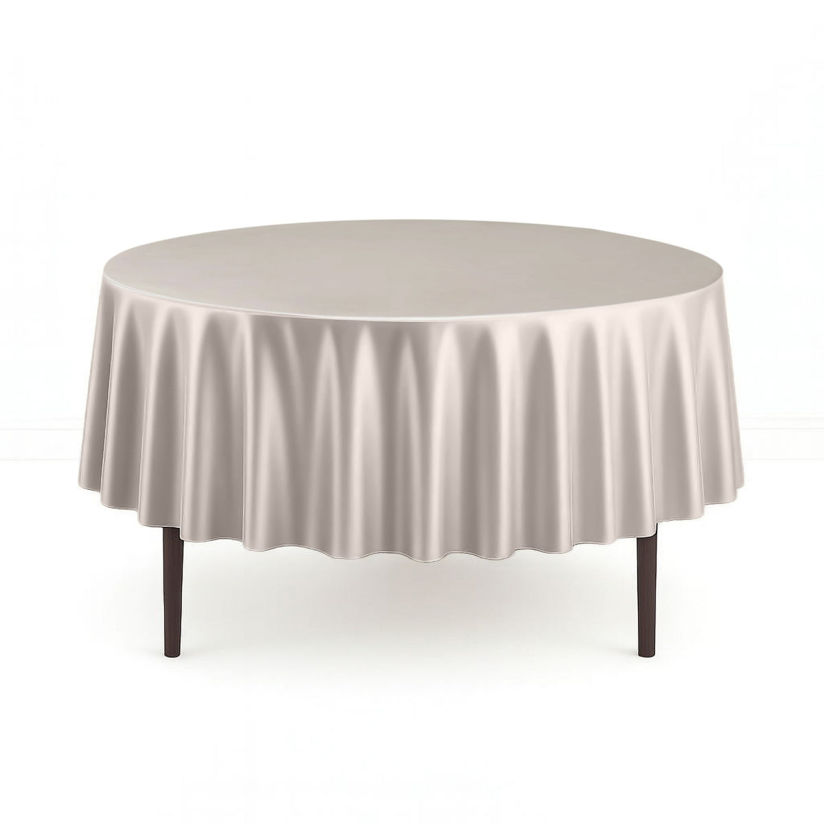 Scuba Polyester Round Tablecloth 90" - By TCF Linen