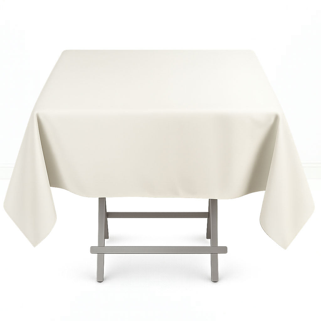 Premium Polyester Square Tablecloth 54"x54" - 220GSM - By TCF Linen