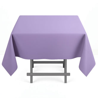 Premium Polyester Square Tablecloth 54"x54" - 220GSM - Lavender - By TCF Linen