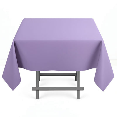 Premium Polyester Square Tablecloth 54"x54" - 220GSM - Lavender - By TCF Linen