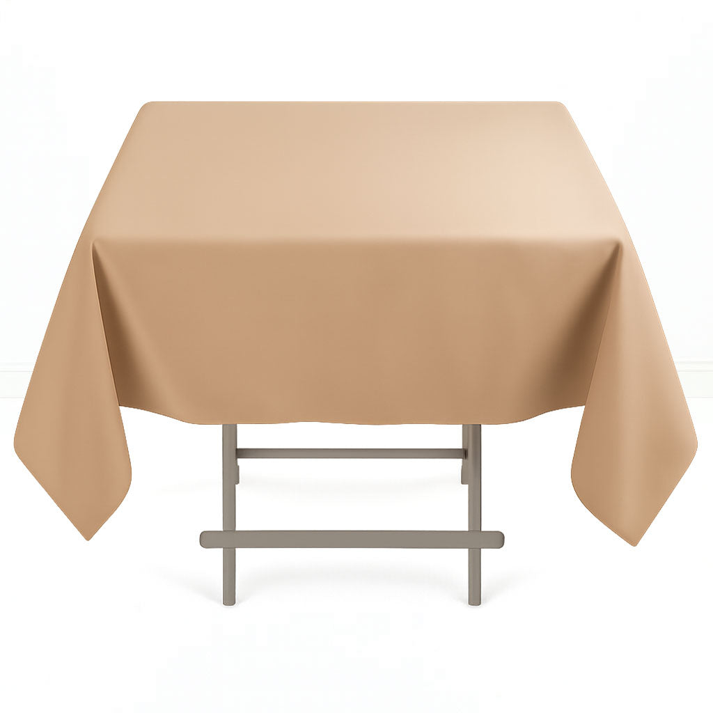 Premium Polyester Square Tablecloth 54"x54" - 220GSM - By TCF Linen
