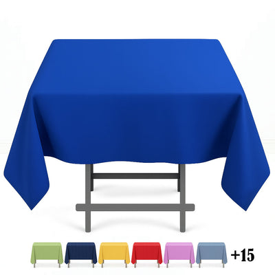 Premium Polyester Square Tablecloth 54"x54" - 220GSM - By TCF Linen - thumbnail number 1