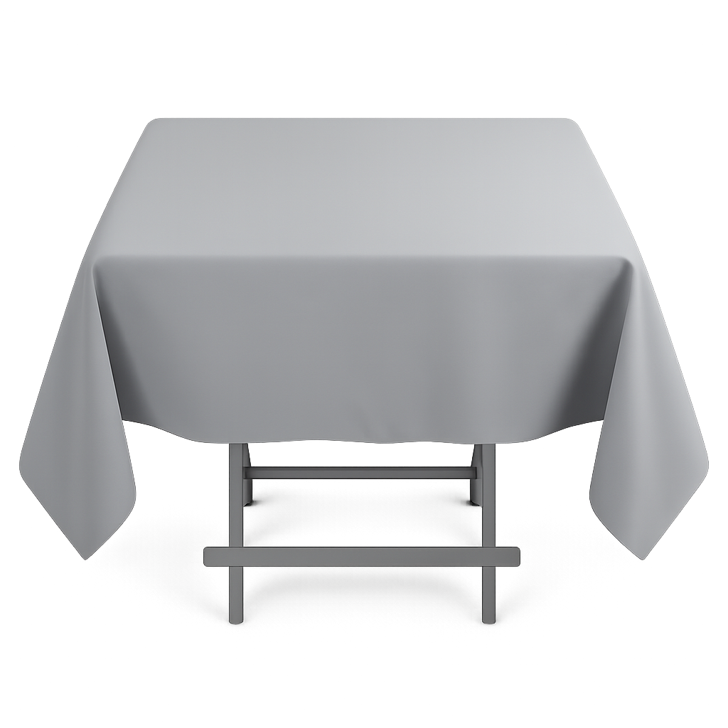 Premium Polyester Square Tablecloth 54"x54" - 220GSM - By TCF Linen