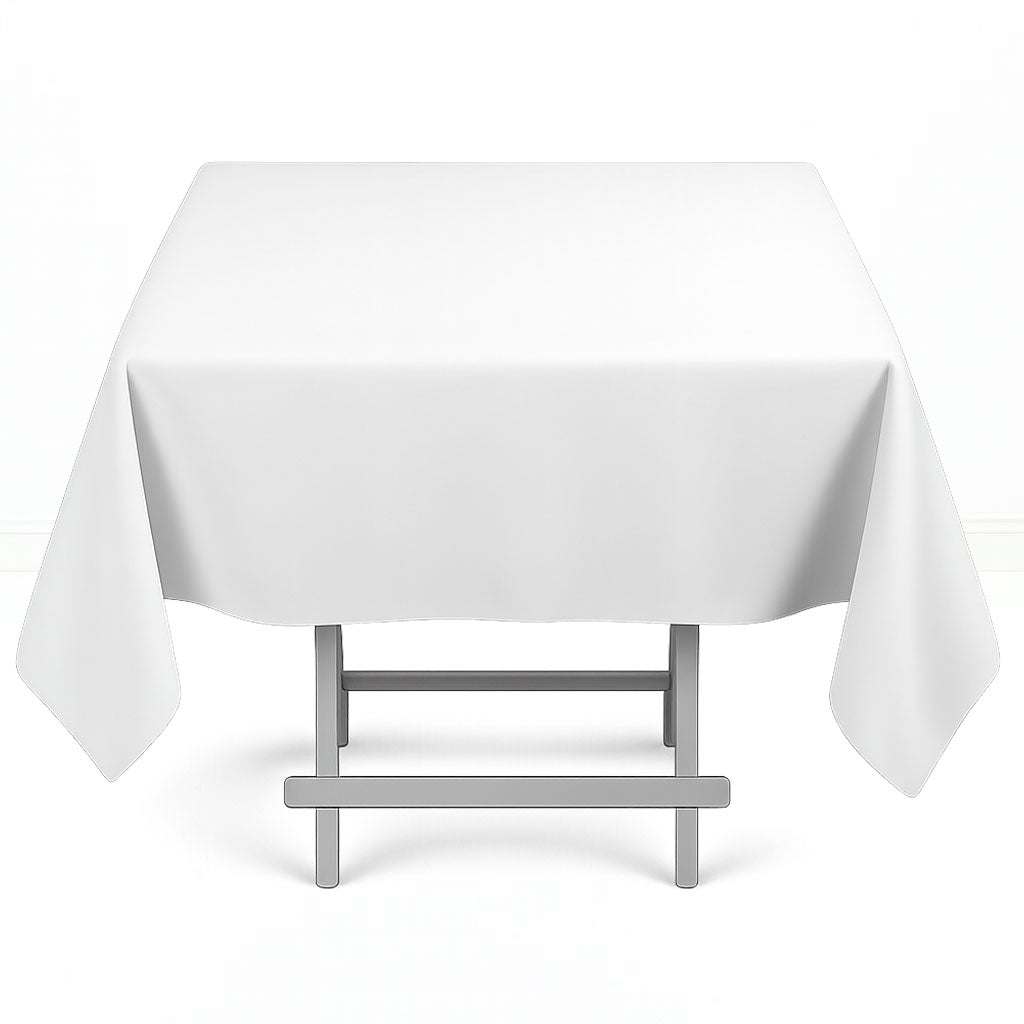 Premium Polyester Square Tablecloth 54"x54" - 220GSM - By TCF Linen