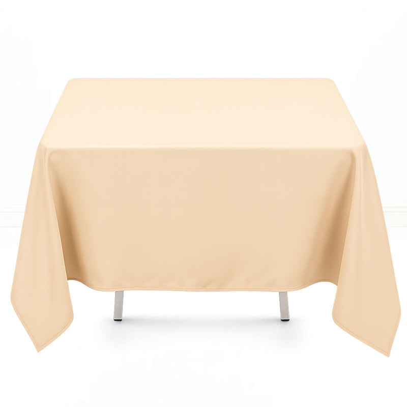 Premium Polyester Square Tablecloth 70"x70" - 220GSM- By TCF Linen - thumbnail number 6