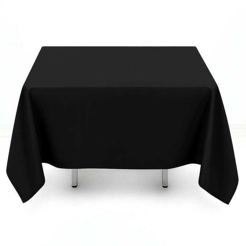 Premium Polyester Square Tablecloth 70"x70" - 220GSM- By TCF Linen - thumbnail number 3