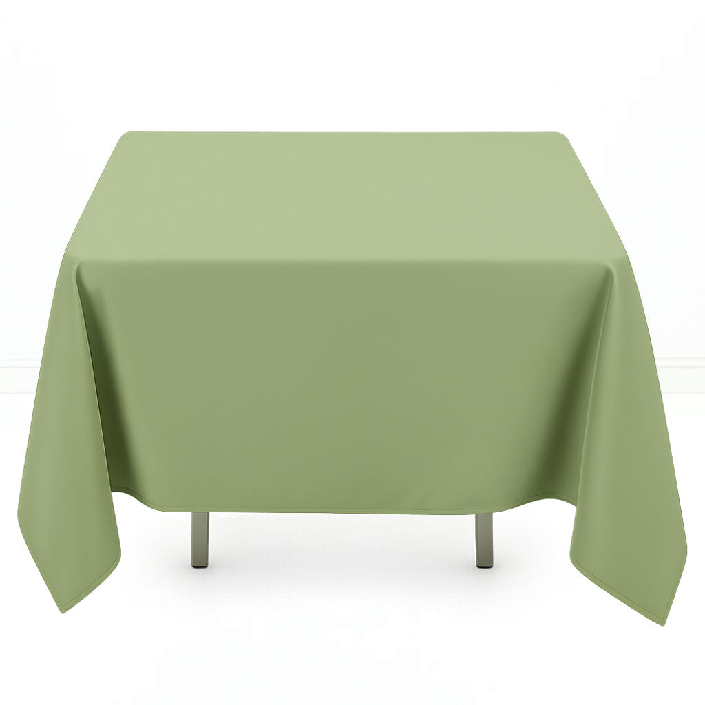 Premium Polyester Square Tablecloth 70"x70" - 220GSM- By TCF Linen