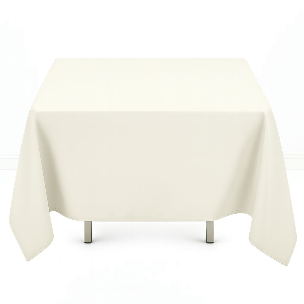 Premium Polyester Square Tablecloth 70"x70" - 220GSM- By TCF Linen