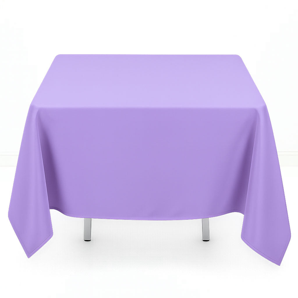 Premium Polyester Square Tablecloth 70"x70" - 220GSM- By TCF Linen