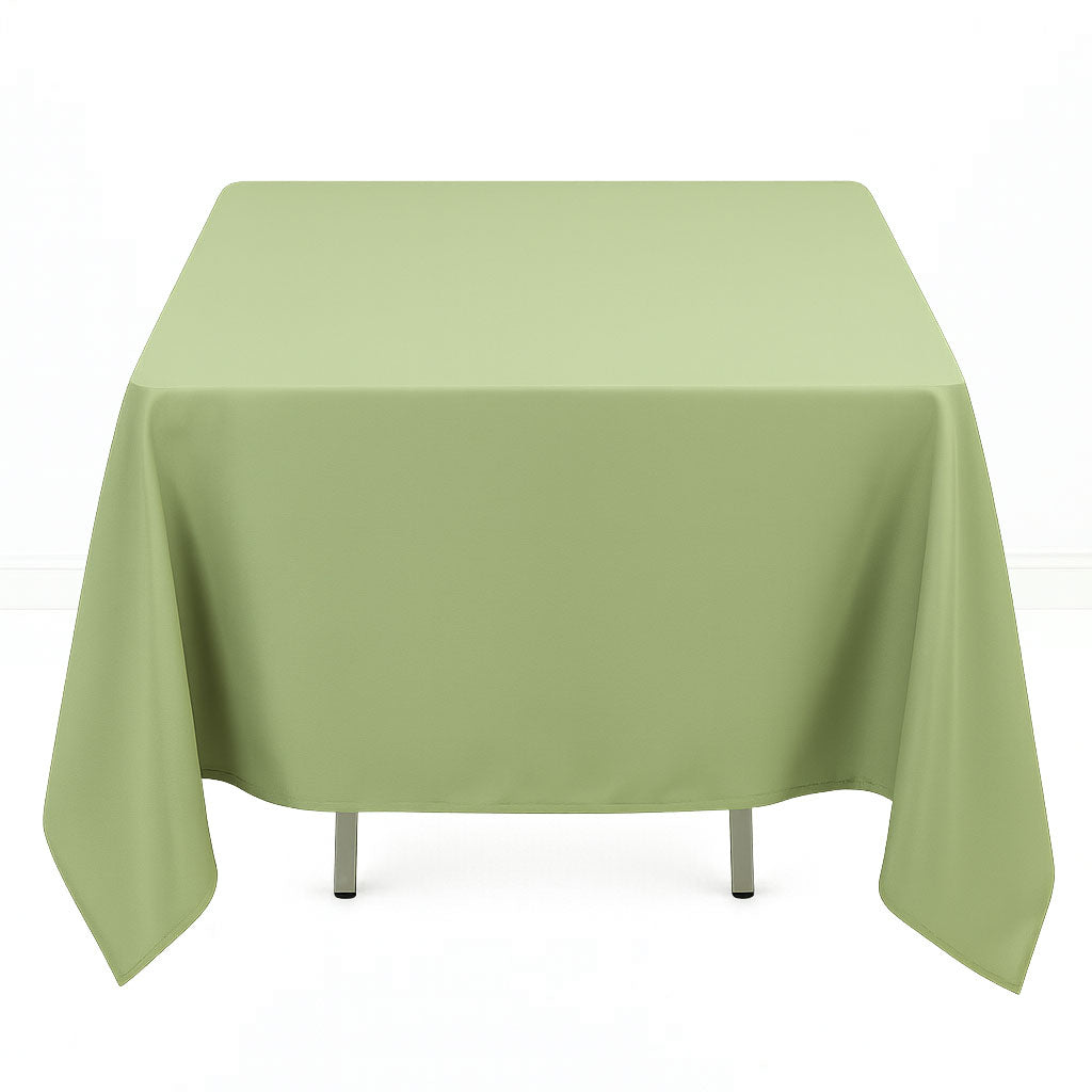 Premium Polyester Square Tablecloth 70"x70" - 220GSM- By TCF Linen