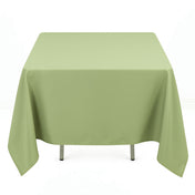 Premium Polyester Square Tablecloth 70"x70" - 220GSM - Sage Green - By TCF Linen - thumbnail number 1