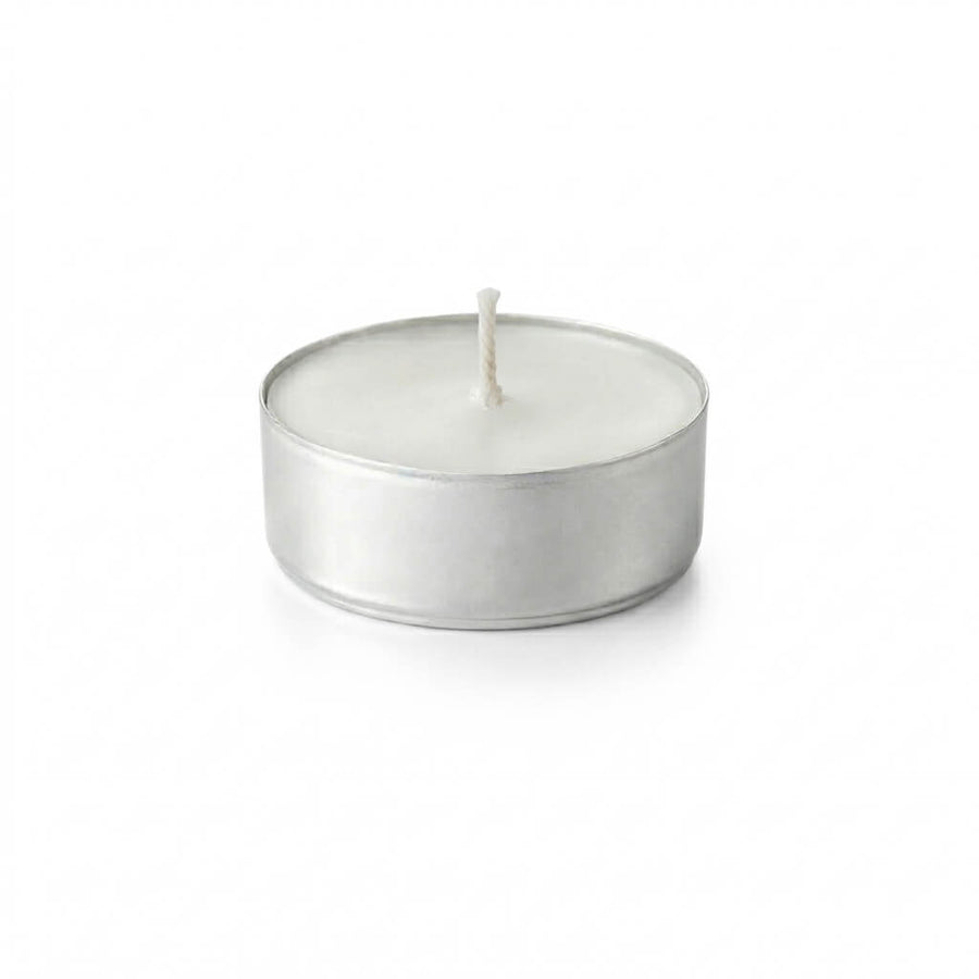 White tealight candles