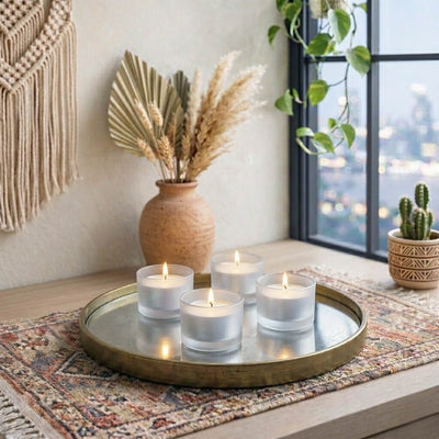 Richland Tealight Candles & Eastland Tealight Holders Set of 96 - Archive - Frosted Tealight Holder - thumbnail number 6