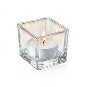 Richland Tealight Candles & Eastland Tealight Holders Set of 96 - Archive - Square Candle Holder - thumbnail number 2