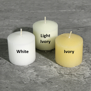 Richland Votive Candles Unscented White 10 Hour Set of 12 - Quick