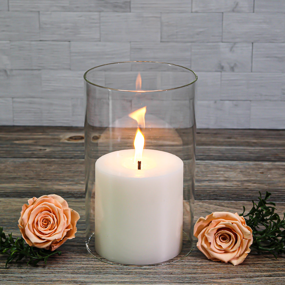 Richland 4" x 4" White Pillar Candle