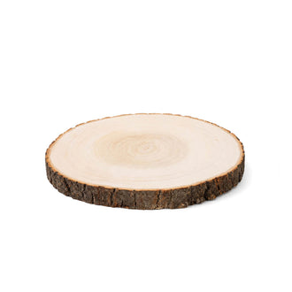 Poplar Wood Slabs Rustic Round Slices 12" Dia - Natural Color Centerpieces for Events