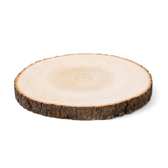 Poplar Wood Slabs Rustic Round Slices 18" Dia - Natural Table Centerpieces for Large Events
