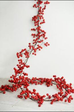 Richland Red Berry Christmas Garland 6ft by Quick Candles